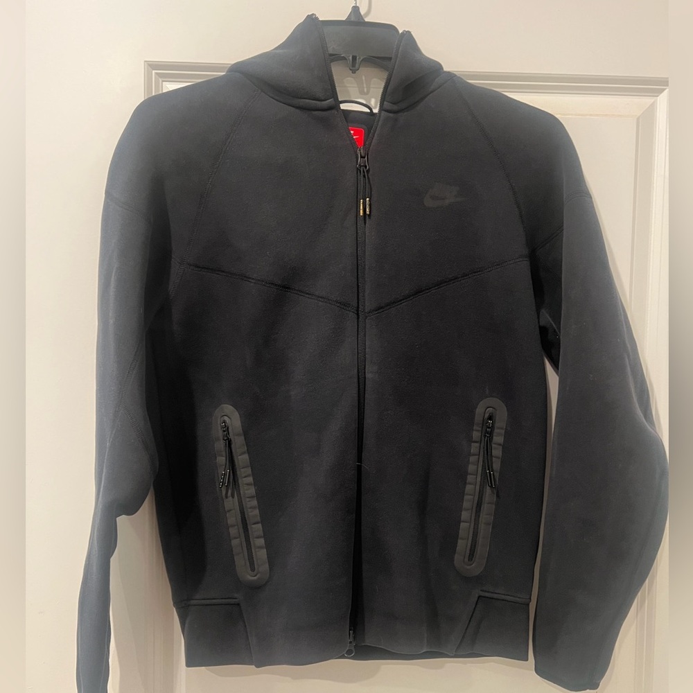 Nike Sportswear Tech Fleece Full Zip Men's Small Hoodie - Black CU4489-010